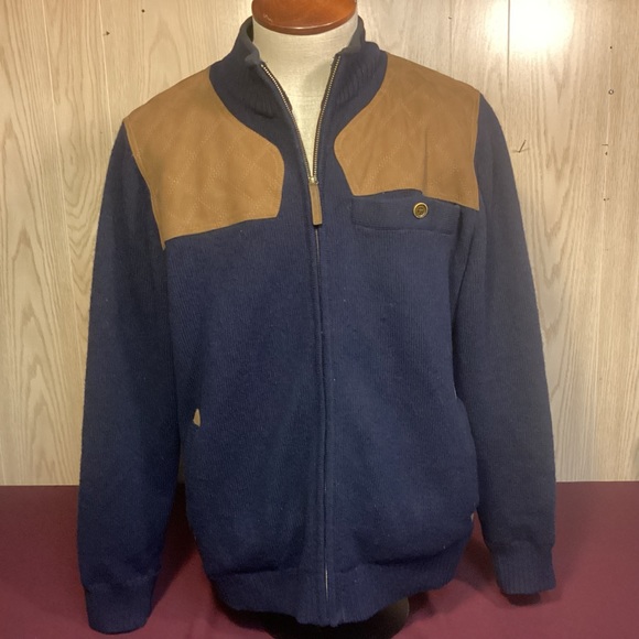 Duluth Trading Co Other - Men’s Duluth Trading Shetland Wool full zip sweater jacket size large